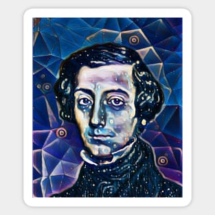 Alexis de Tocqueville Portrait | Alexis de Tocqueville Artwork 5 Sticker